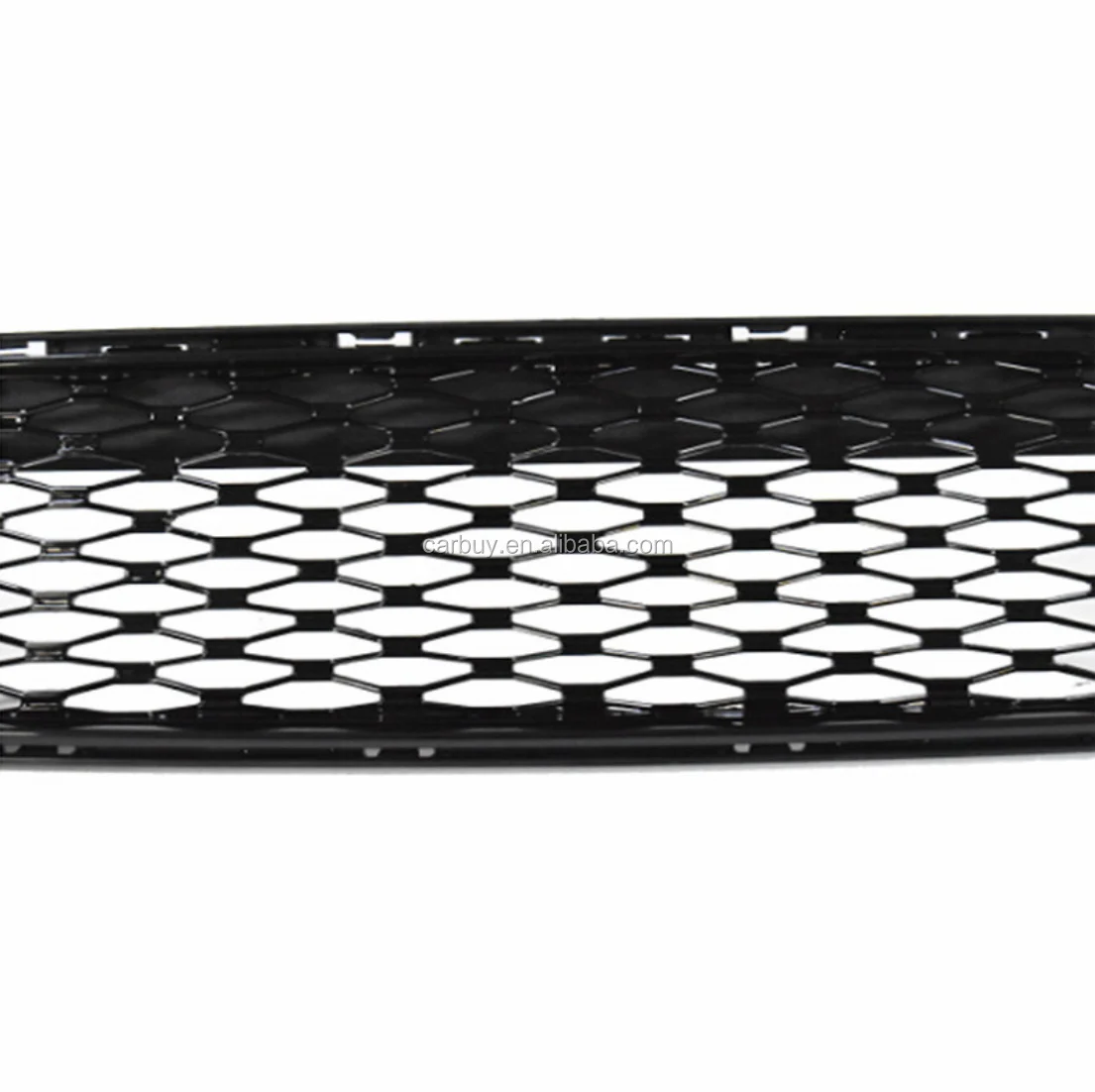 Modified black honey comb front grille for Ford Mondeo 2017 upgrade Mustang style