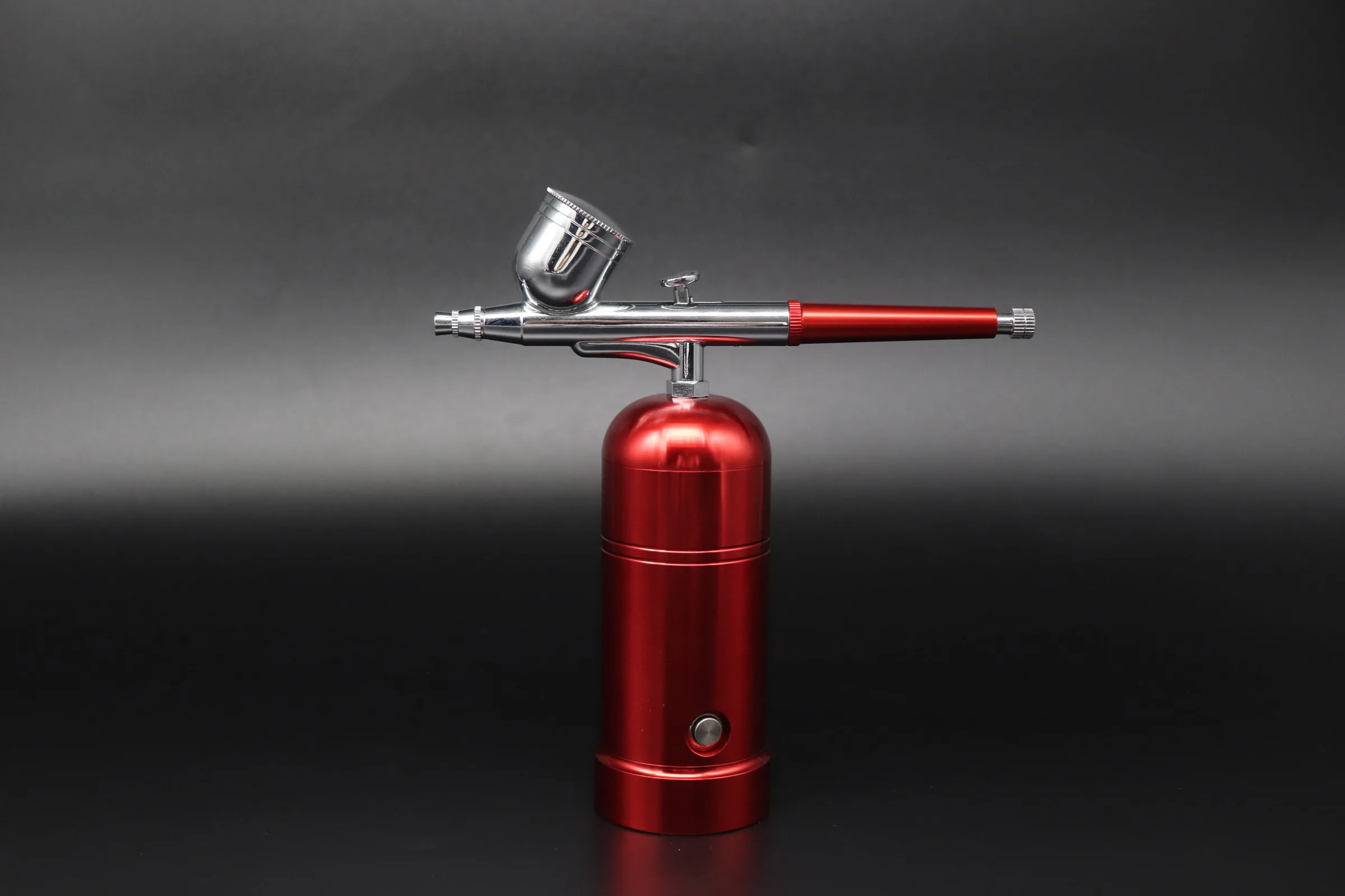 Портативный и беспроводной комплект аэрографа для макияжа украшения тортов ногтей тату TC-03BK красного цвета