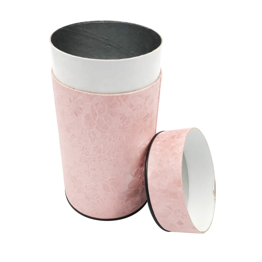Round Gift Packaging Cardboard box,Cylindrical Shape Paper Tea Box