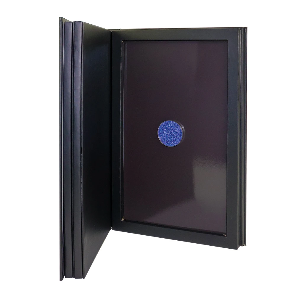 4 Layers Empty Cardboard Magnetic Book Eyeshadow Palette