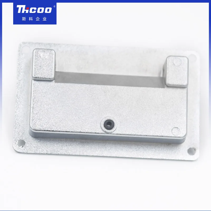 Industrial Hardware Cabinet Door Pull Handle Embedded Positioning Handle Metal Zinc Alloy Waterproof Kitchen Furniture Modern
