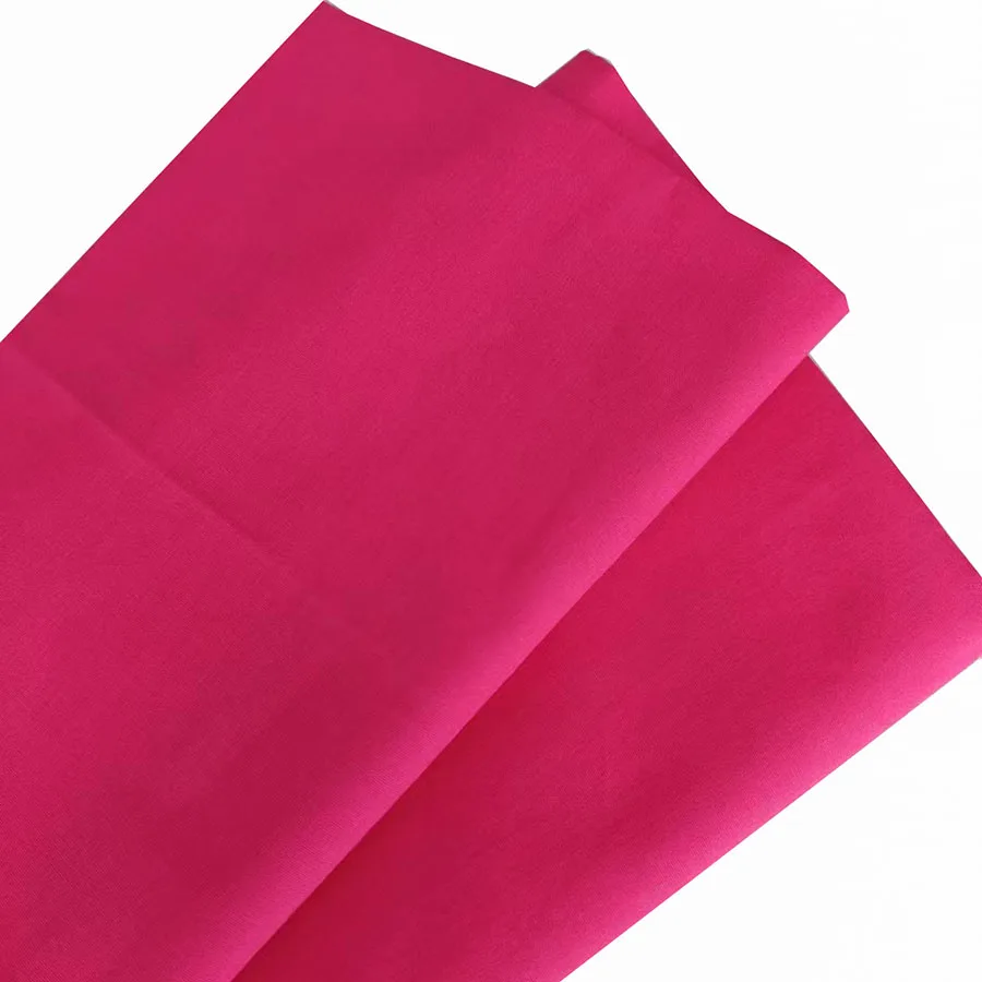 Customized plain dyed 100% cotton 40*40 shirting fabric poplin pocket fabric for summer dress
