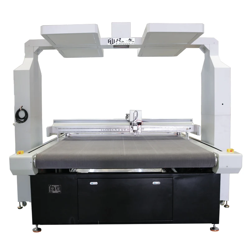 Cutting Machine leather textile Flexible Material  fabric  Knife Cutting Machine with camera/big CCD from Dongguan factory