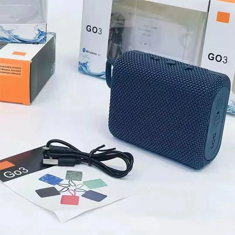 alto-falantes GO3 original Wireless Bluetooth Mini caixas de som portable outdoor stereo bass waterproof BT auto-falantes