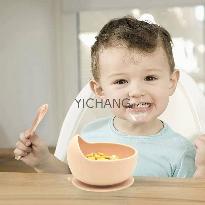 Wholesale High Quality Custom BPA free Food Grade Feeding Toddler Silicone Baby Spoon