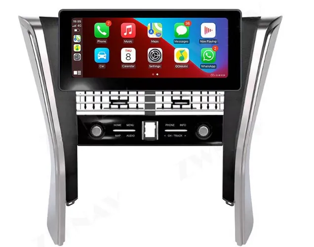 UPSZTEC 12 3 дюймовый синий луч большой сенсорный экран система Android Специальный DVD GPS автомобильный видеоплеер для Toyota Alphard 30 Vellfire