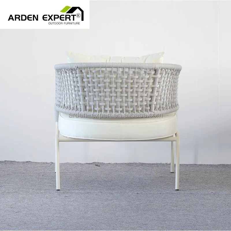 Courtyard Rope Garden Set Outdoor Outdoor Living Furniture Leisure Lounge Club Chair