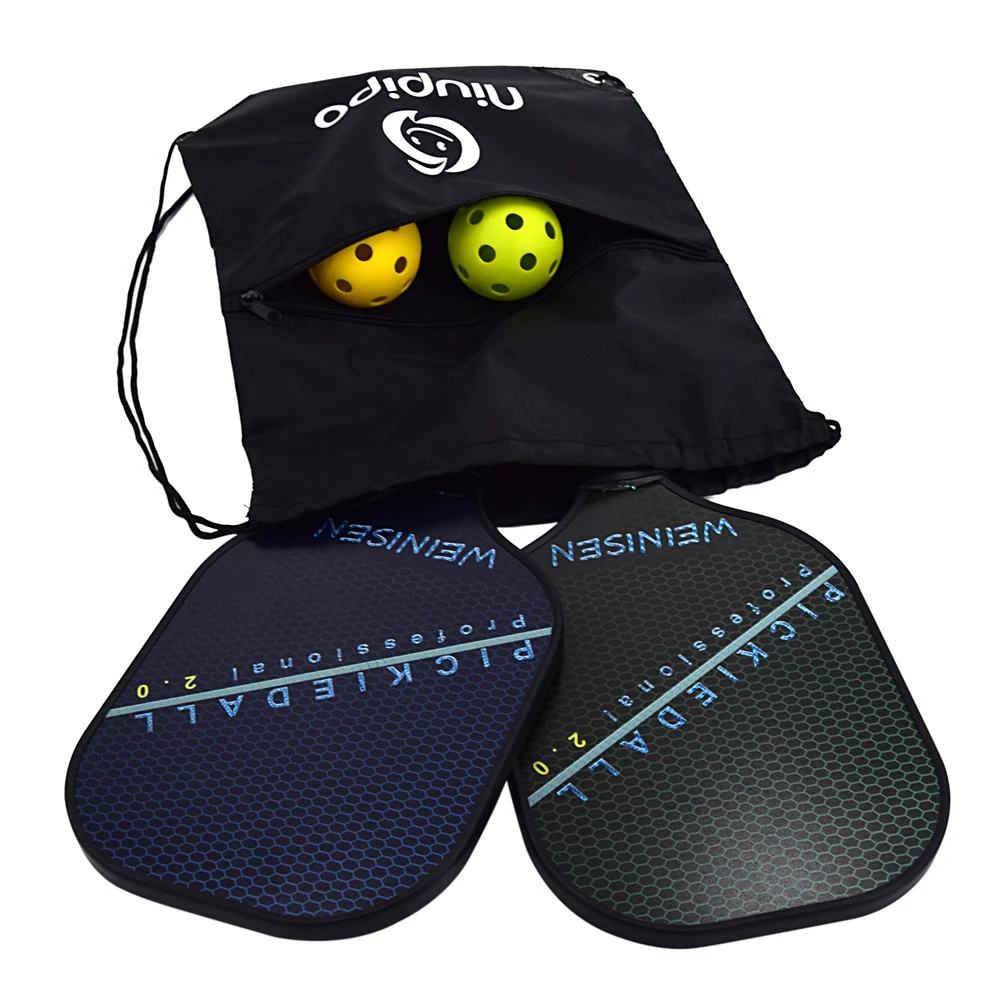 custom Cheap Niupipo Pickleball set Paddle set 2 paddles 4 balls pickleball paddle