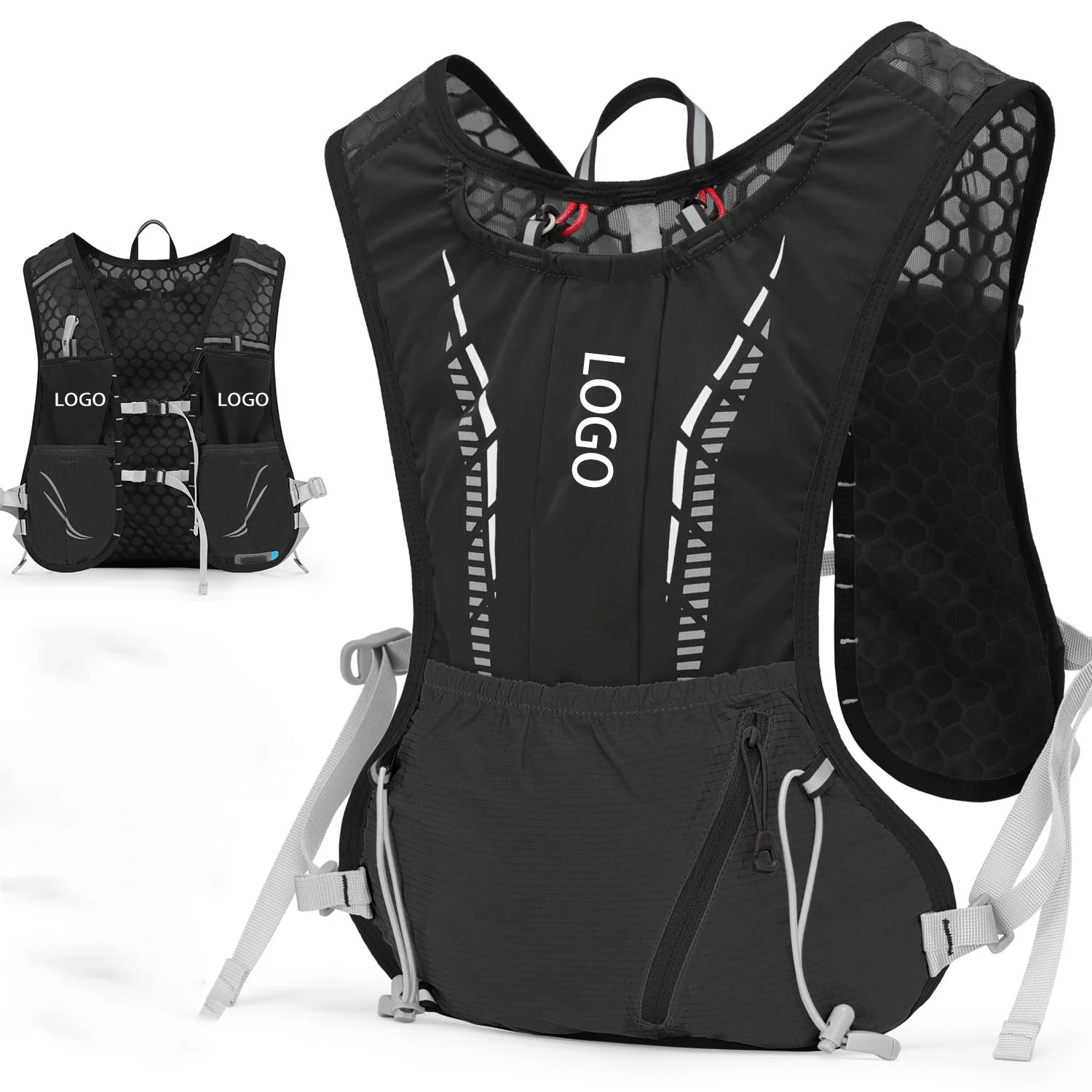 Sports Hydration Vest Backpack Lightweight Men and Women Running Vest Bag Bladder Bag Hiking Trail Running Bike Marathon