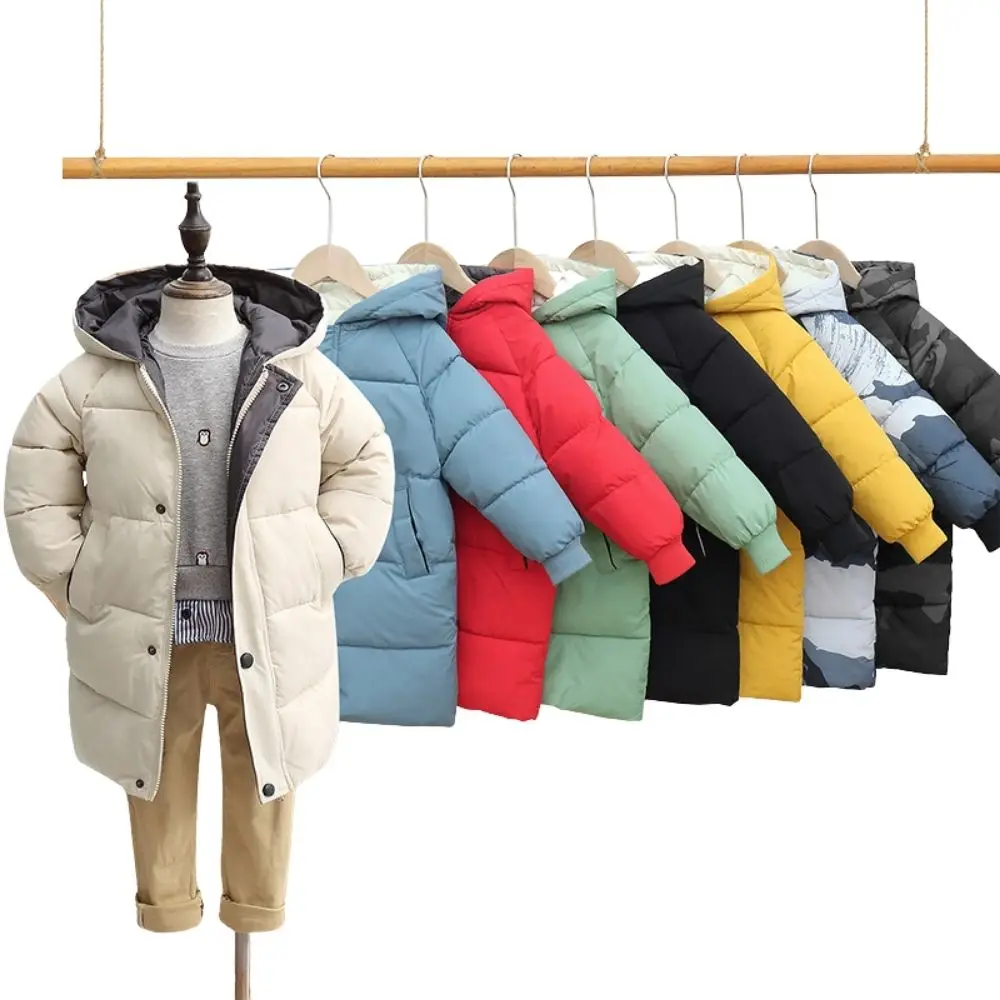 Высокое качество, оптовая продажа, детская одежда, хлопковые тканевые пальто для девочек, зимние пуховики