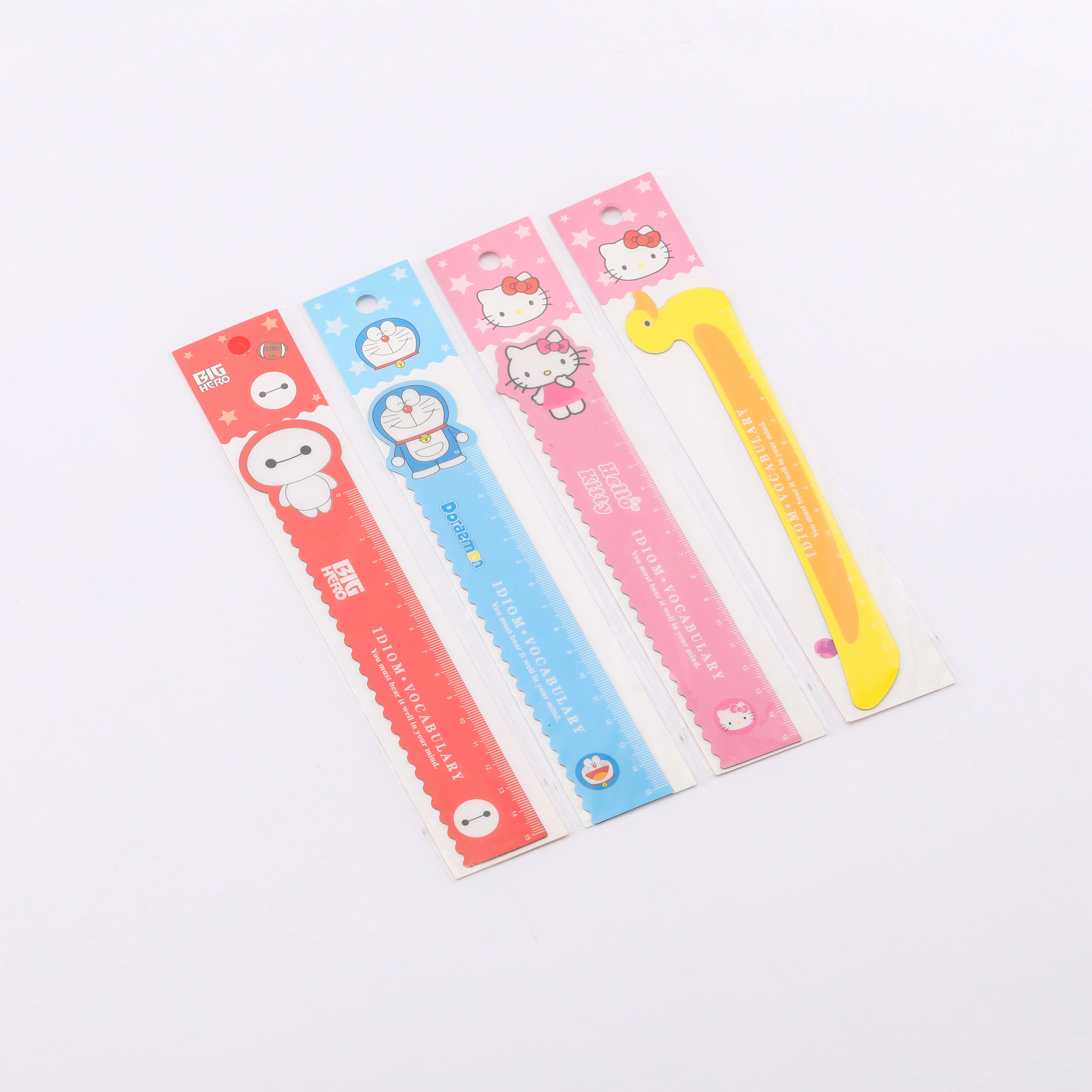 Flexible Ruler Fridge Magnet Souvenir Custom Printed Logo Shape Anime Character Magnetic Ruler