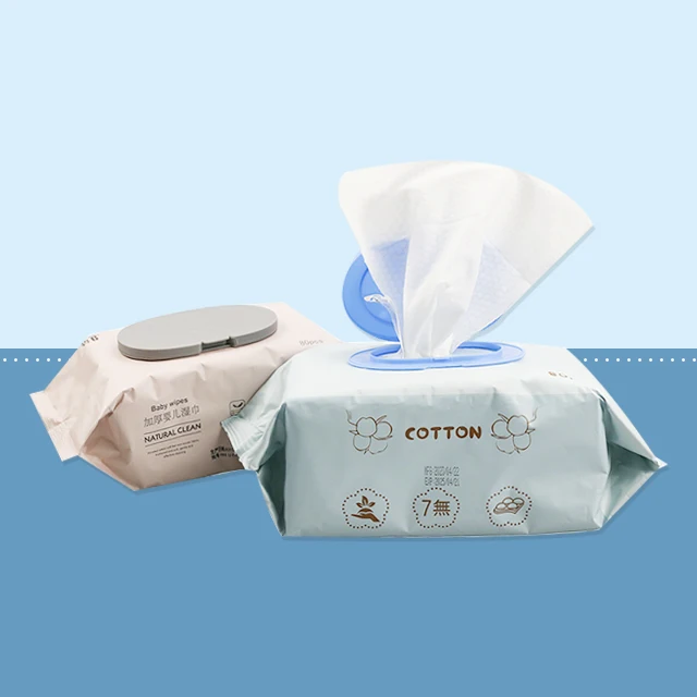 2024 New Factory Directly Sale Private Label Biodegradable Wet Tissue 80pcs Soft Non-woven Baby Wipes for Babies Skin Clean