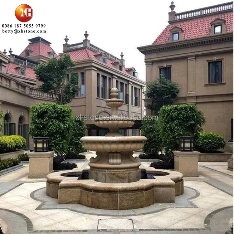 large stone fountain 30