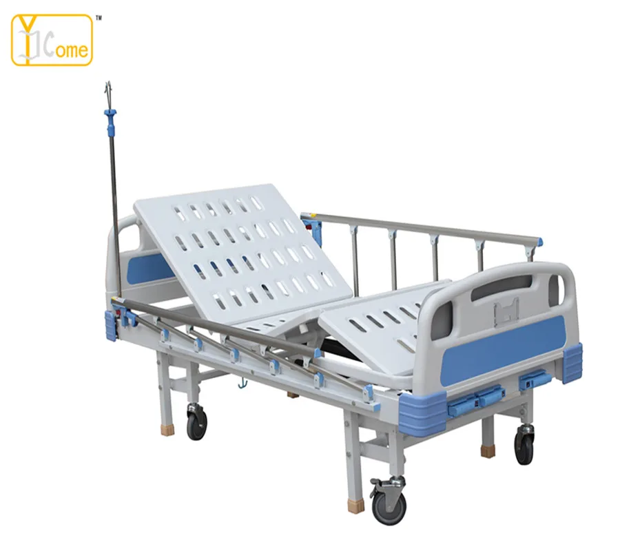 ABS bed head hospital equipment disable manual  three  crank hospital bed