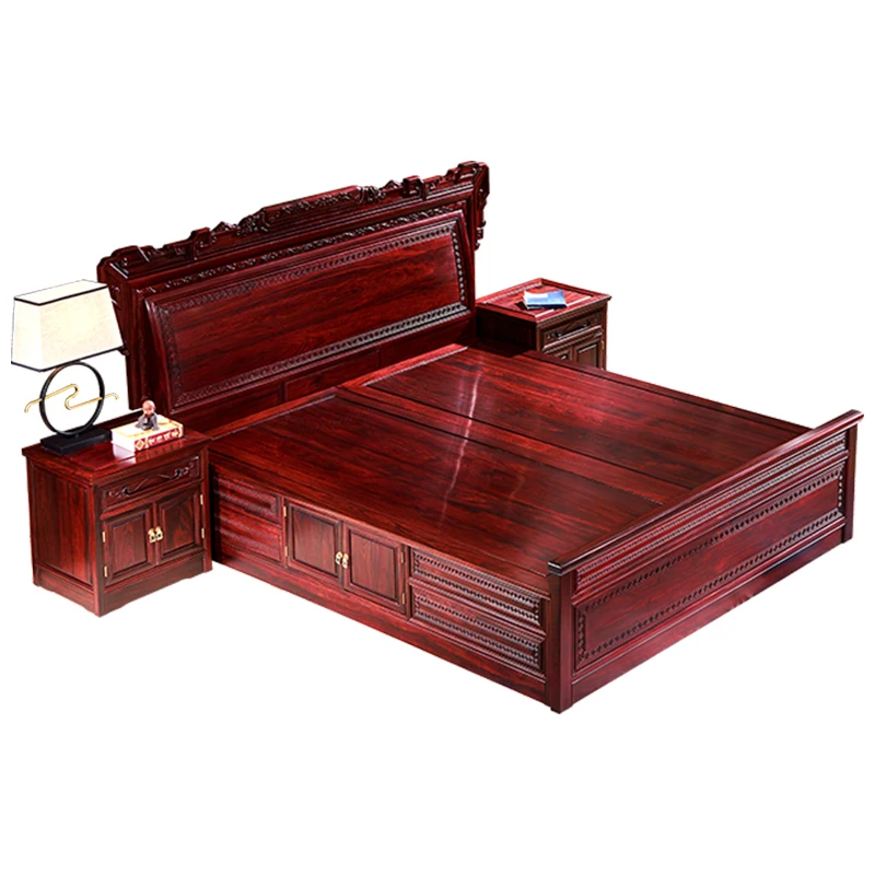 solid wood bed furniture bedroom sets chambre a coucher recamaras  chambre a coucher camas modernas plank bed mueble Antique+Bed