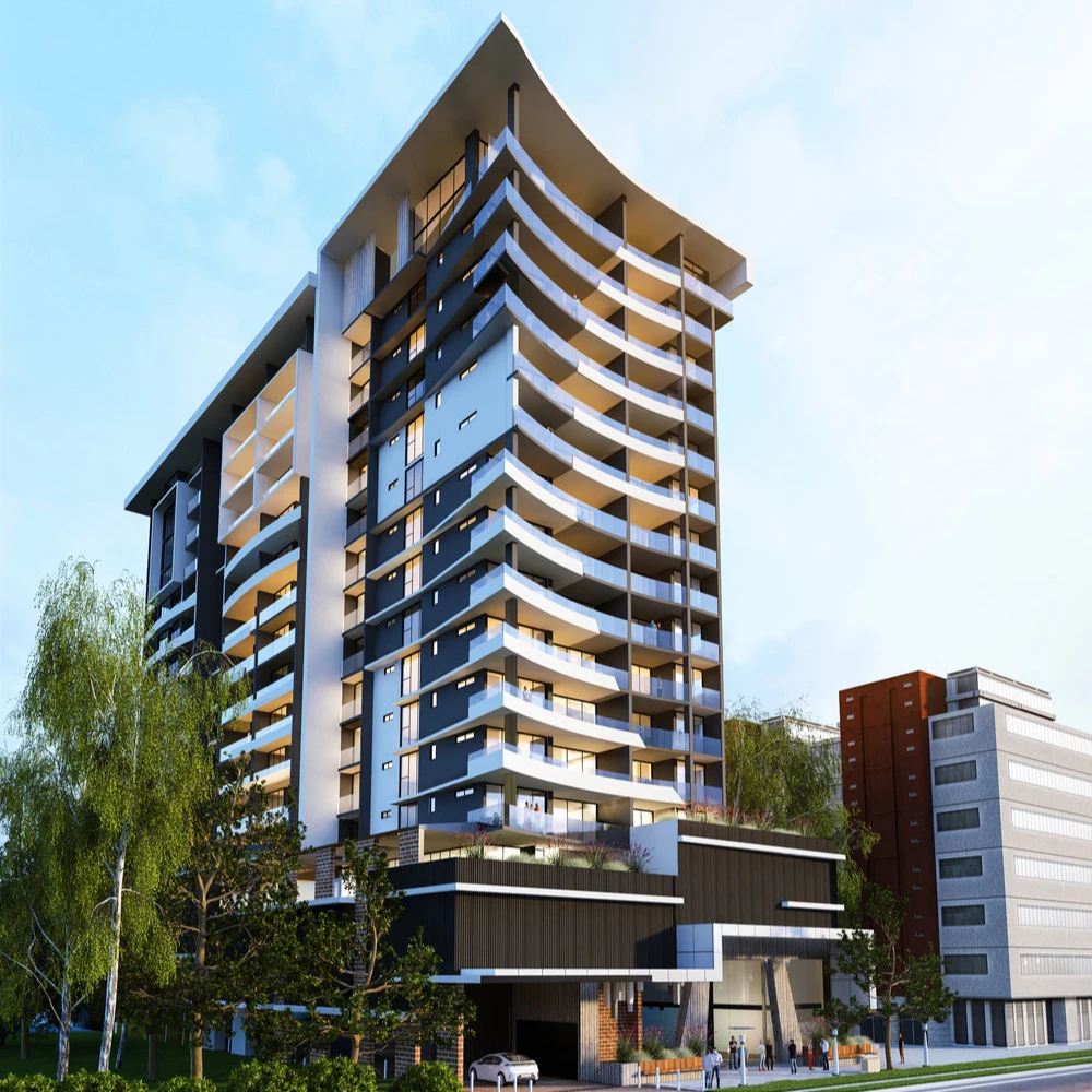 China Multi-story Prefabricated Light Steel House fast installation prefab house