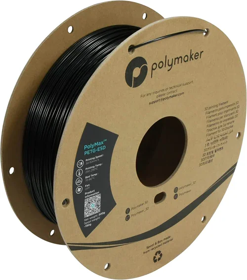 Полимейкер PolyMax PETG-ESD нить 1 75 мм 0 5 кг Высокое качество 3D печать