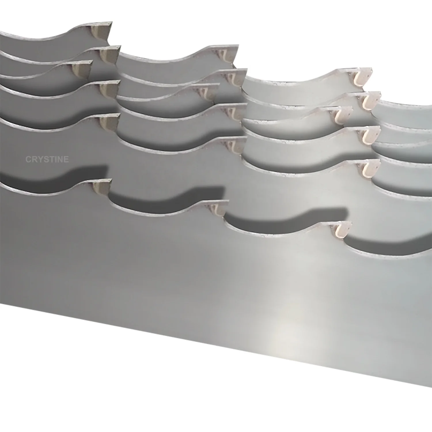 Sawmill band saw machine 158 carbide tooth tipped band saw blades hss saw blade for hard wood cutting