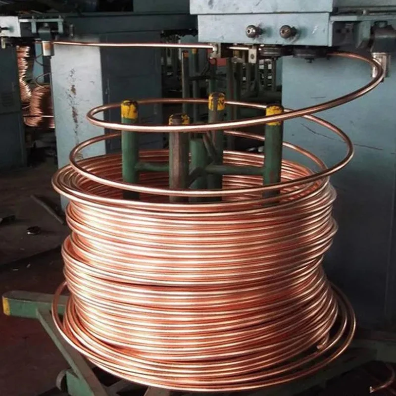 Factory direct sales Air Conditioner Pancake Coil Copper Pipe Bright Copper Tube Coil Copper Pipe