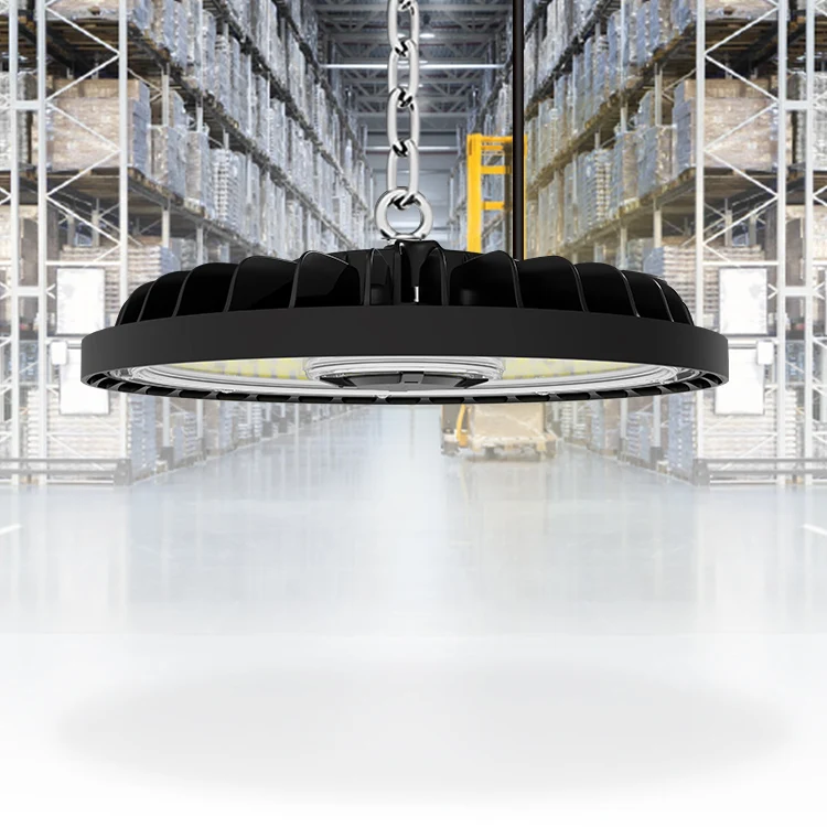 3/5 years warranty led highbay lamp 100w 150w 200w 240w ETL DLC SAA TUV CB IP65 factory warehouse dimmable UFO high bay Light
