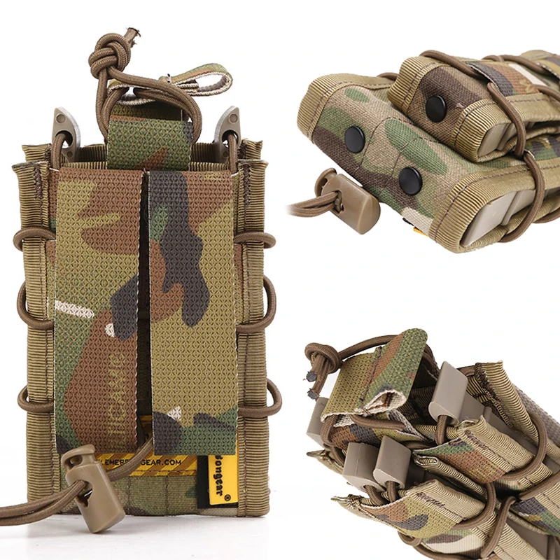Emersongear 500D Cordura нейлоновый мешочек Mag Multicam двухслойный Тактический магазин передач для 5 56 или 7 62 и Pis *