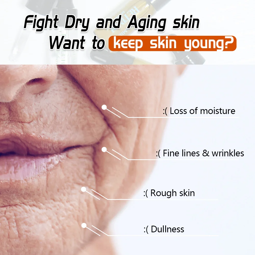 Private Label 3 In 1 Travel Skin Care Serum Sets Brightening Anti Wrinkle Vitamin A Hyaluronic Acid Vitamin C Face Serum