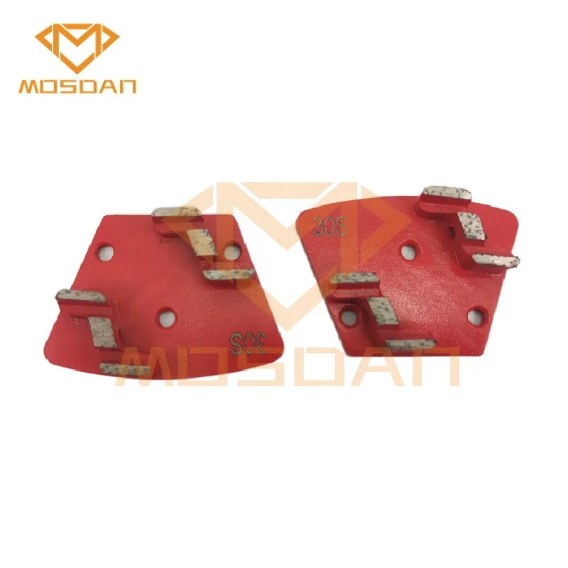 Concrete Floor Trapezoid Double Z Segments Diamond Grinding Wings