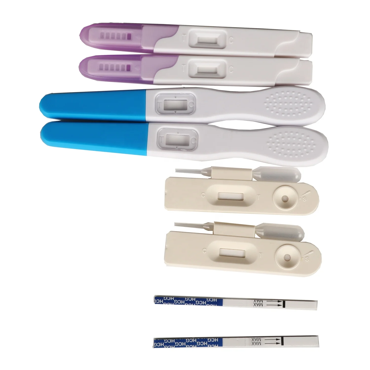 Early Pregnant LH Ovulation predictor kit and hCG Pregnancy Test kit STRIP/CASSETTE/MIDSTREAM