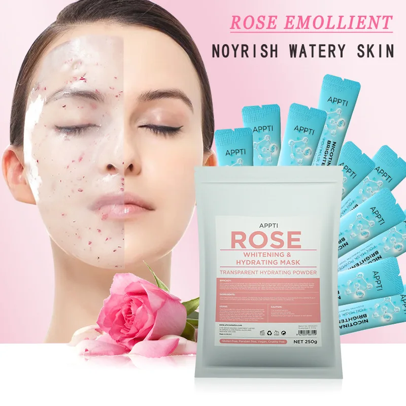 Baked Goods Rose petal mask soft film powder ROSE MASK replenishment crystal coated bag