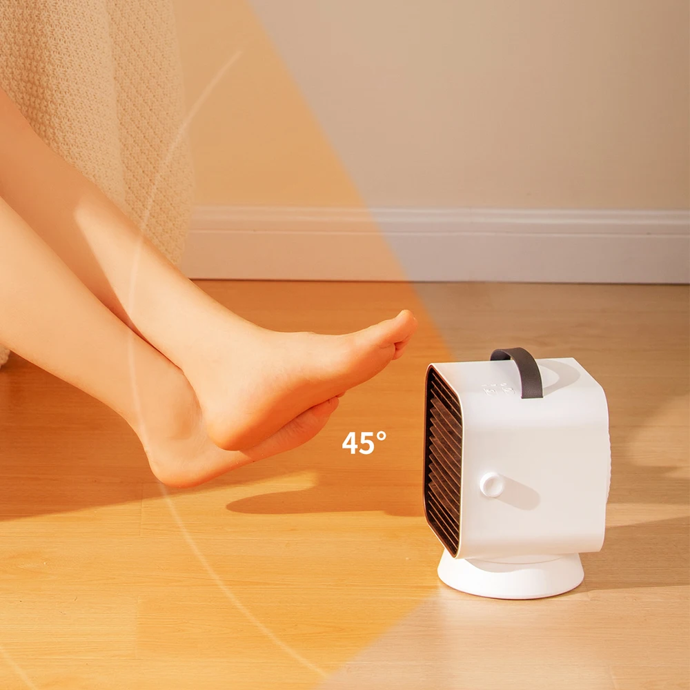 New Design Room Heater With Fan Portable Electric Heater Desktop Winter Heating Fan Ptc Ceramic 1000W Bathroom Heater 12pcs/ctn