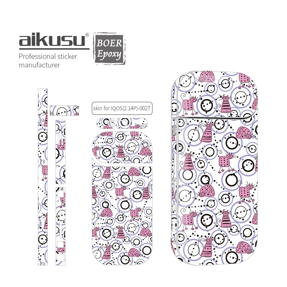 For  IQOS (2.14P) label printing custom sticker self adhesive sticker