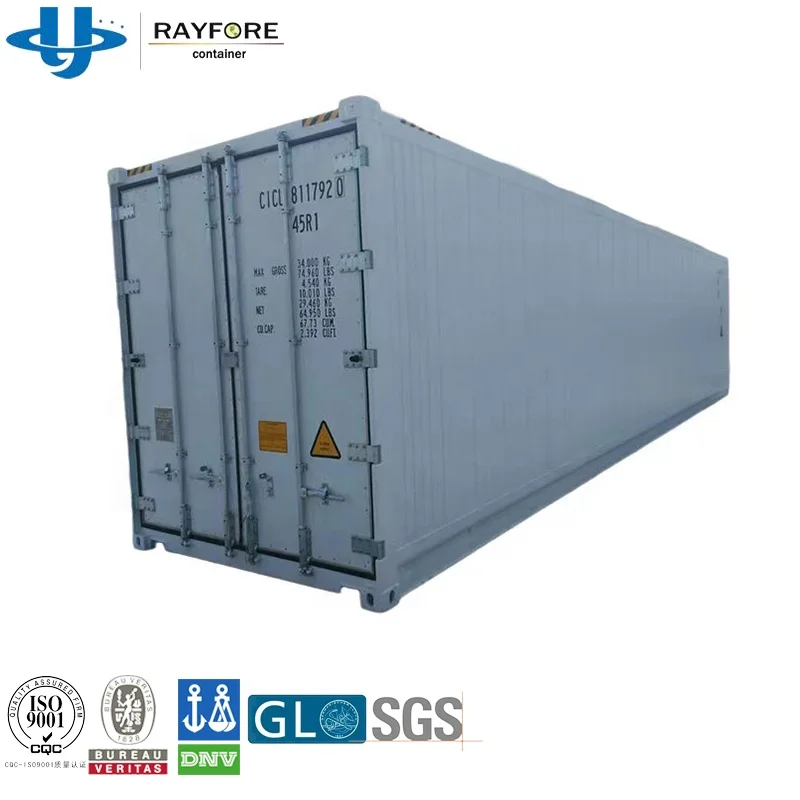 Reefer Container 40 Ft High Cube Reefer Shipping Cold Room Container