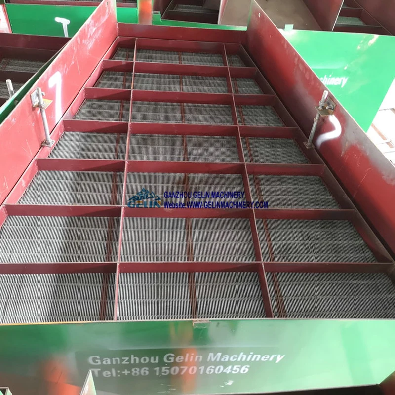 Jig machine of low cost processing line for manganese ore