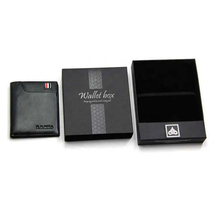 ODM/OEM Hot sale wholesale custom luxury wallet packaging gift box  wallet box with cheap price