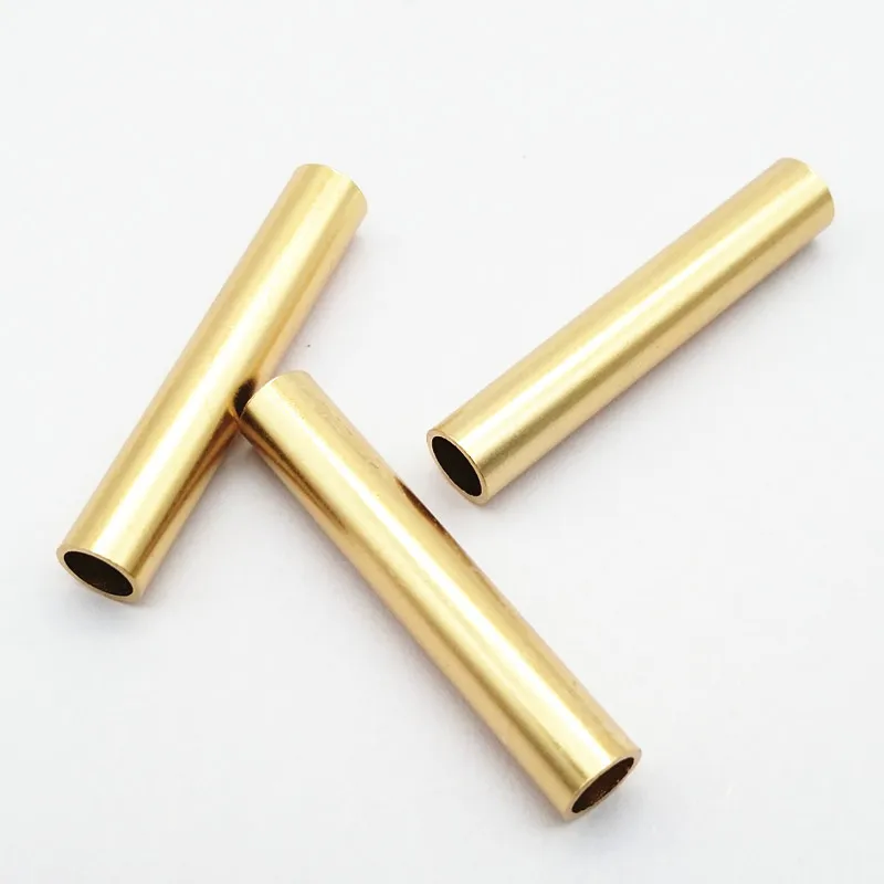28mm Length brass tube for garment, small brass tube, hollow brass tube