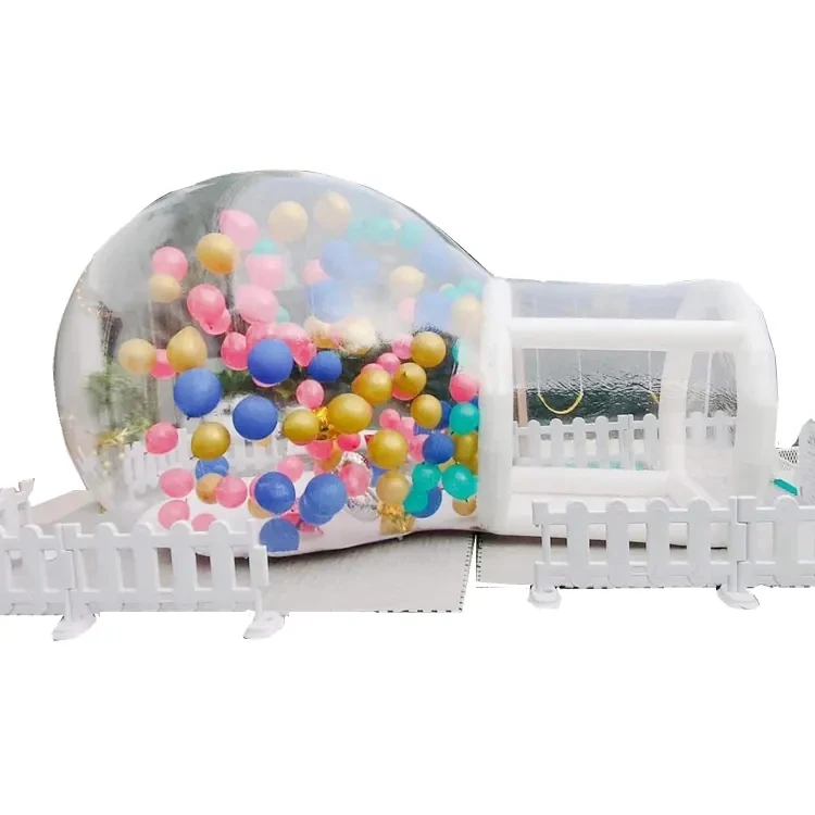 Kids Party Balloons Fun House Giant Clear Inflatable Crystal Igloo Dome Bubble Tent Transparent Inflatable Bubble House