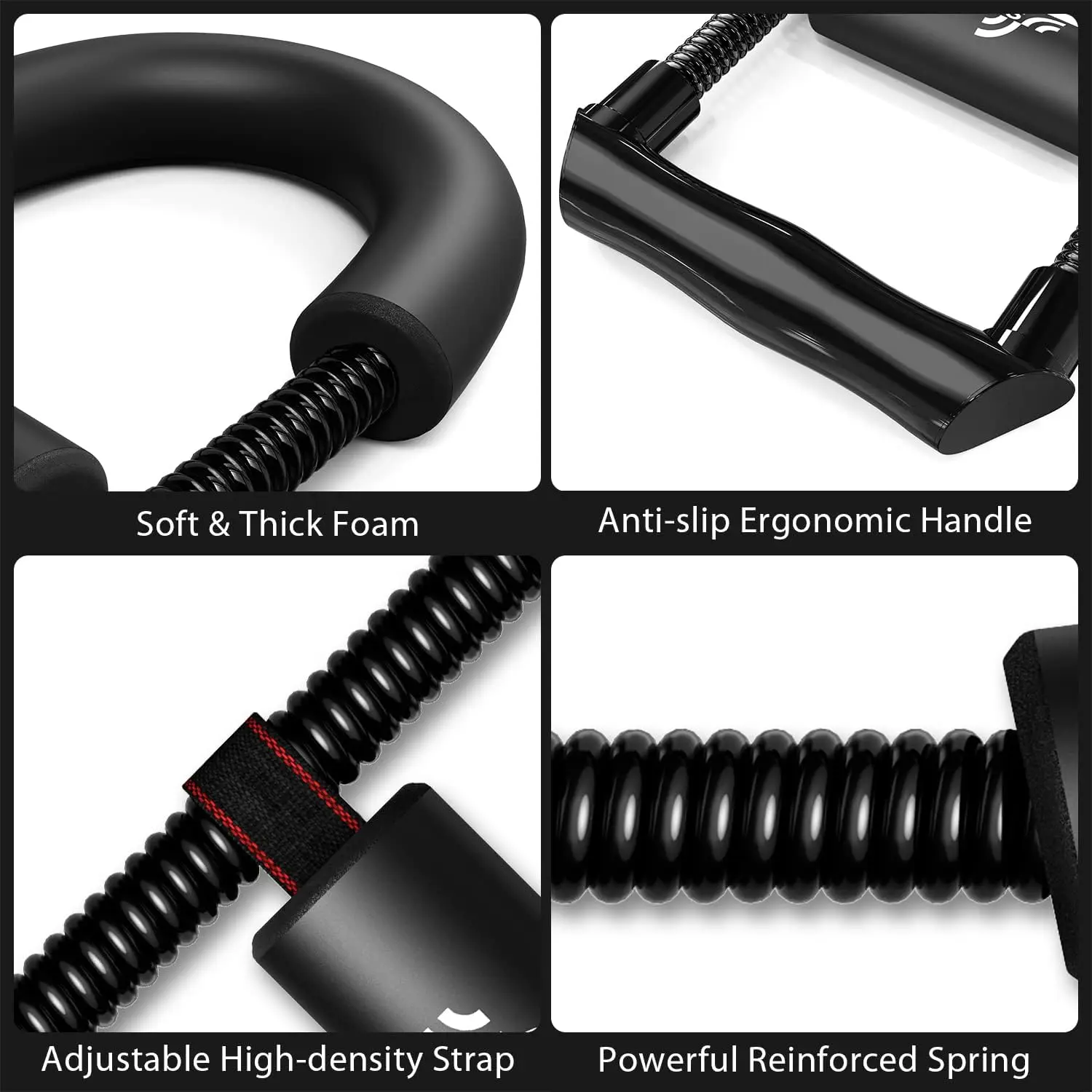 Wrist Strengthener Forearm Exerciser Adjustable Tension Improving Strength Hand Arm Grip Workout Strength Trainer Equipment Gym
