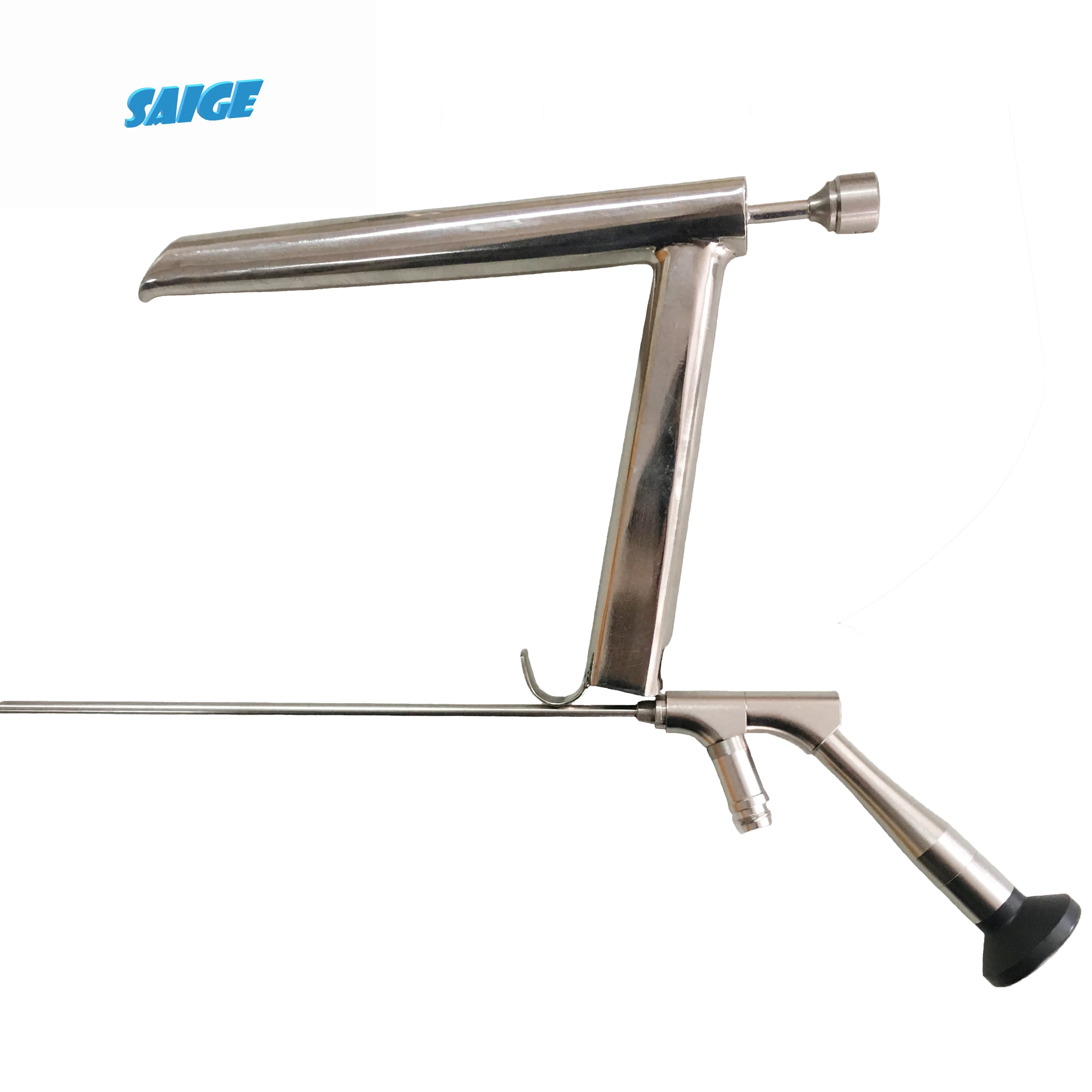 ENT medical instrument Laryngoscope tube /Self retaining laryngoscope tube with side view endoscope