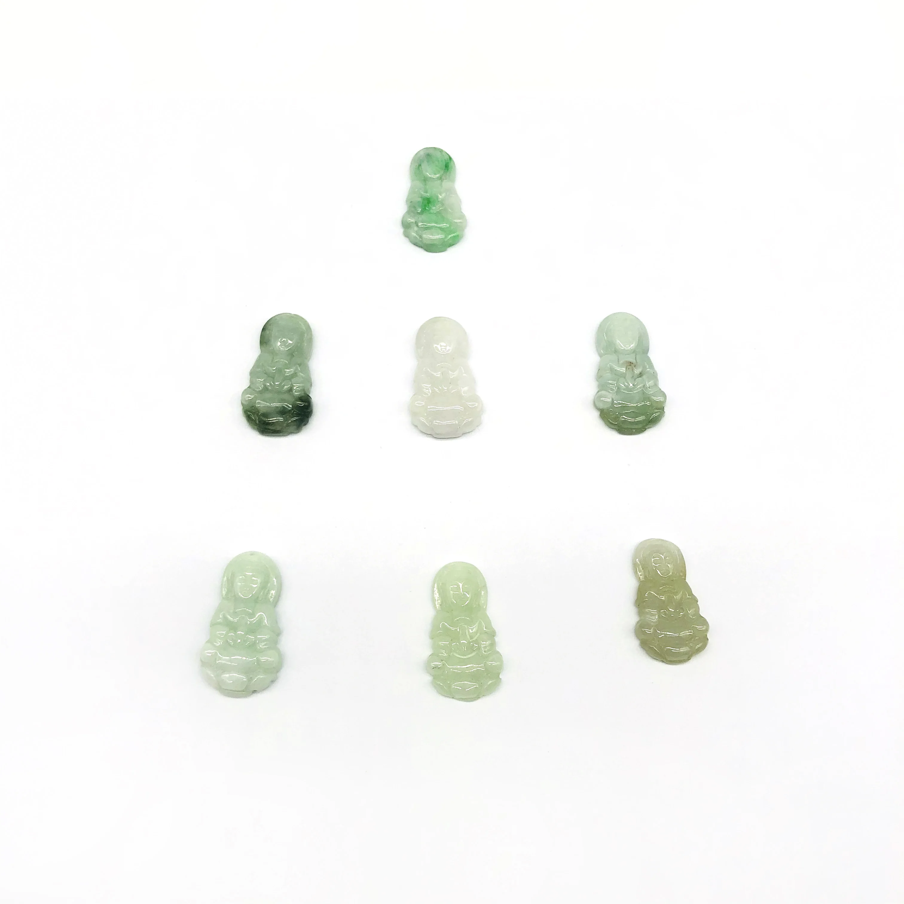 New Jewelry  Necklace Buddhism Natural Jade Jadeite Guanyin Buddha Pendant