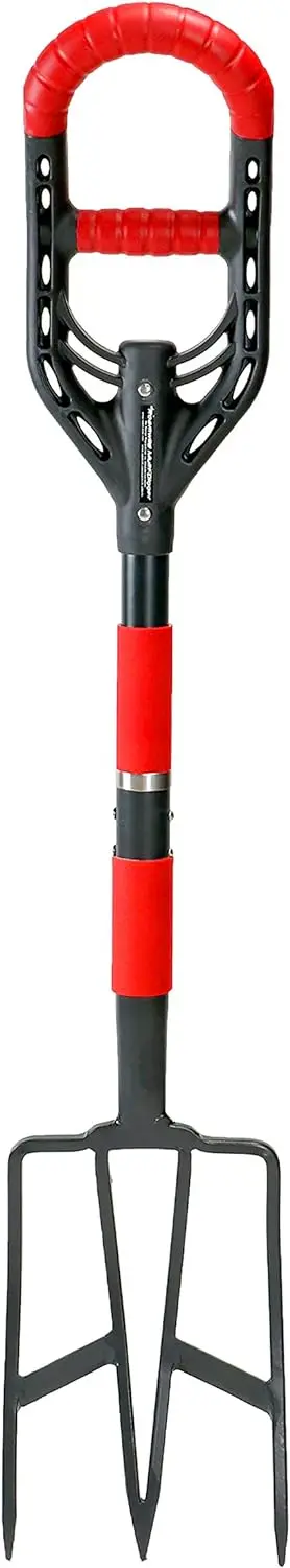 Heavy Duty Garden Spading Fork for Digging Essential Tool for Cultivating and Tilling the Soil