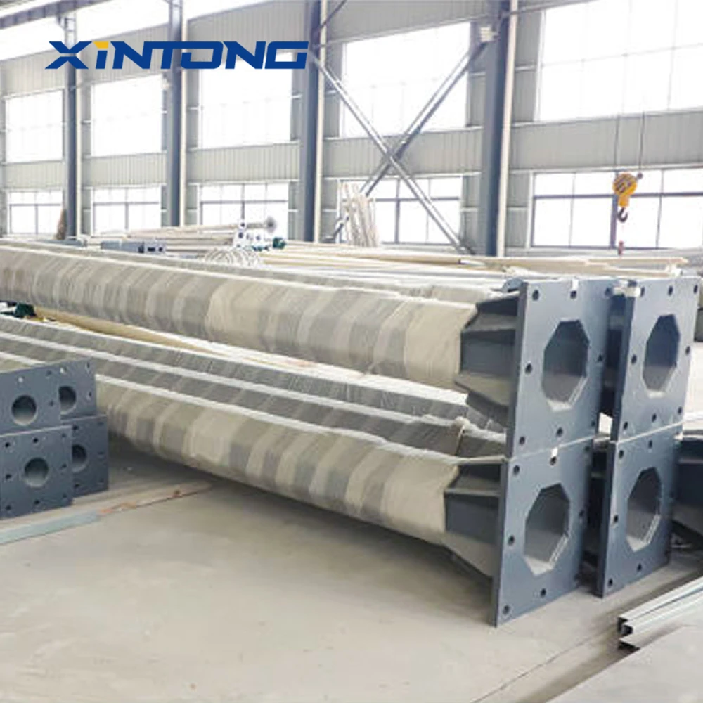 XINTONG 5 лет гарантии сварки оцинкованной стальной трубы уличный фонарный столб