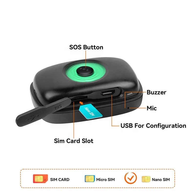 small micro chip spy mini size kids human pet luggage personal gps tracking device for cattle