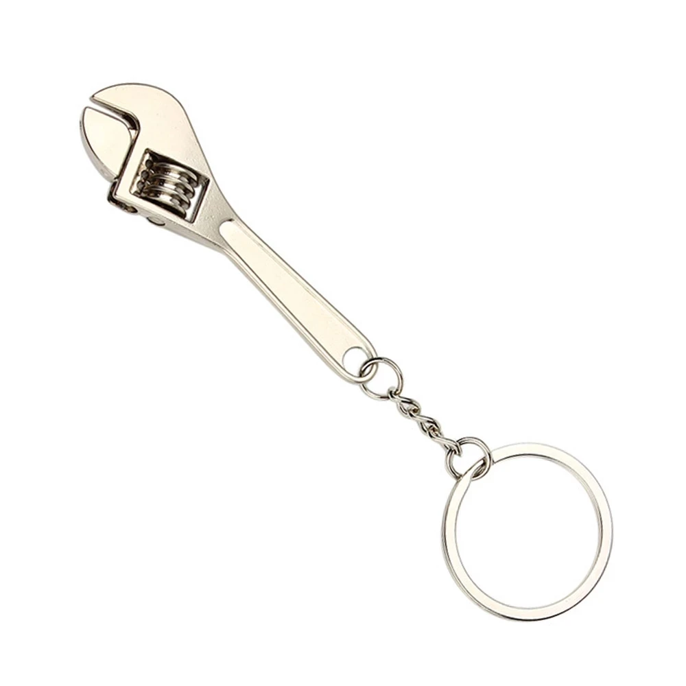 High Quality Mini Spanner Keychain Portable Metal Opener Car Key Ring Adjustable Wrench Special Gift tools