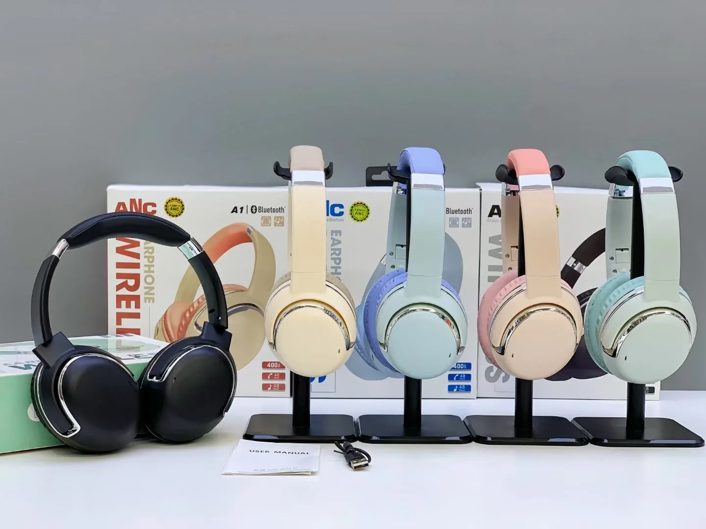 mobile phone accessories handfree earphone retro headphones head phone Over-ear headphones