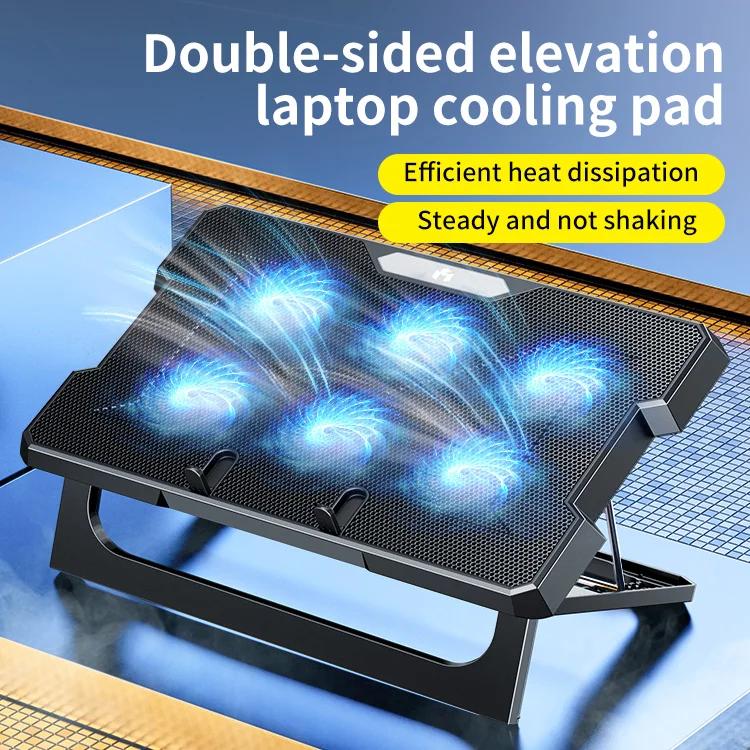 MC CR169 Factory directly sell anti-slip laptop stand usb cooler pad 17 inch cooler laptop cooling pad air cooled