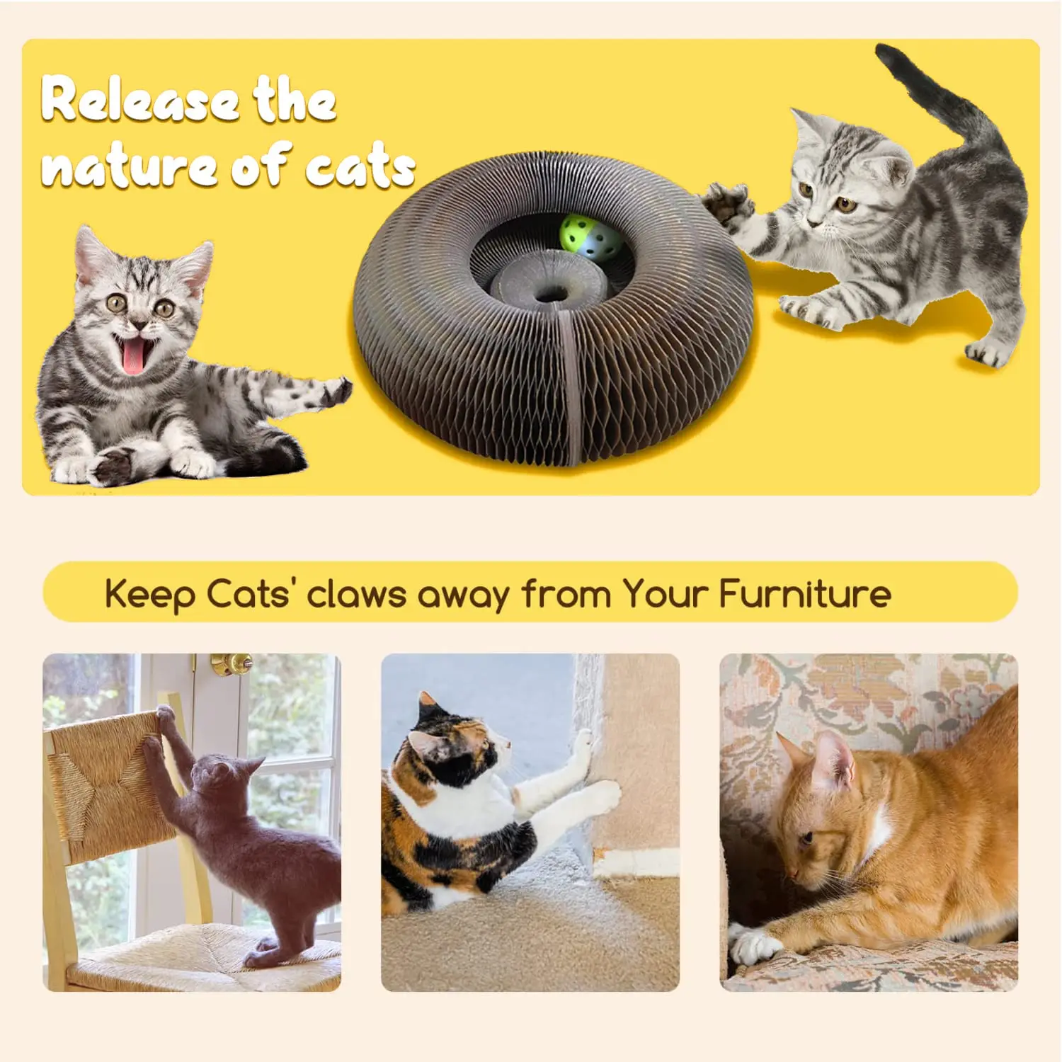 2022 Wholesale cat cardboard toy  corrugated claws organ toy cardboard board cat scratcher