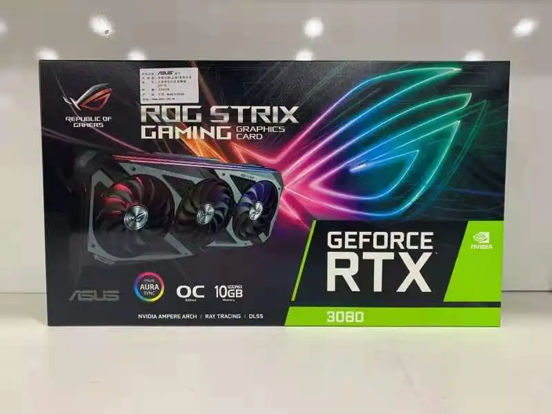 Hot selling MSI GeForce RTX 3080 Gaming TRIO RTX 3070 Asus Gigabyte colourful zotac Gainward 3060 GPU card