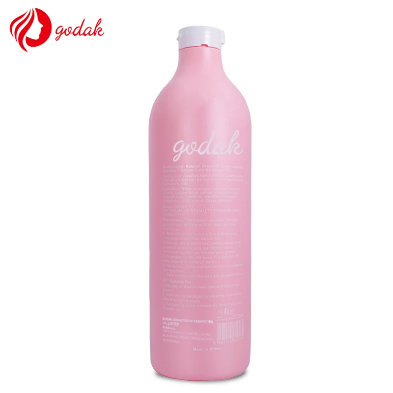 OEM Private Label 1000ml Professional Bleaching Hair Peroxide Hydrogen Oxidant Hair Developer For Coloring