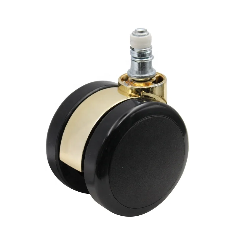 Wholesale practical hardware accessories swivel chair light weight twin castor wheel for furniture use