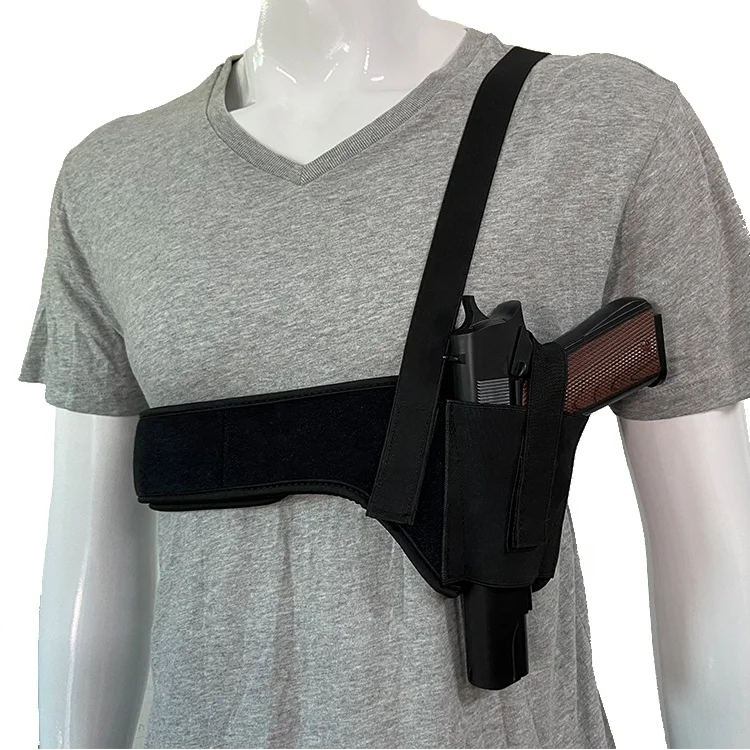 
Neoprene Tactical Shoulder Gun Holster Neoprene Concealed Carry Pistol Gun Bag Carry Universal Underarm Gun Holster 